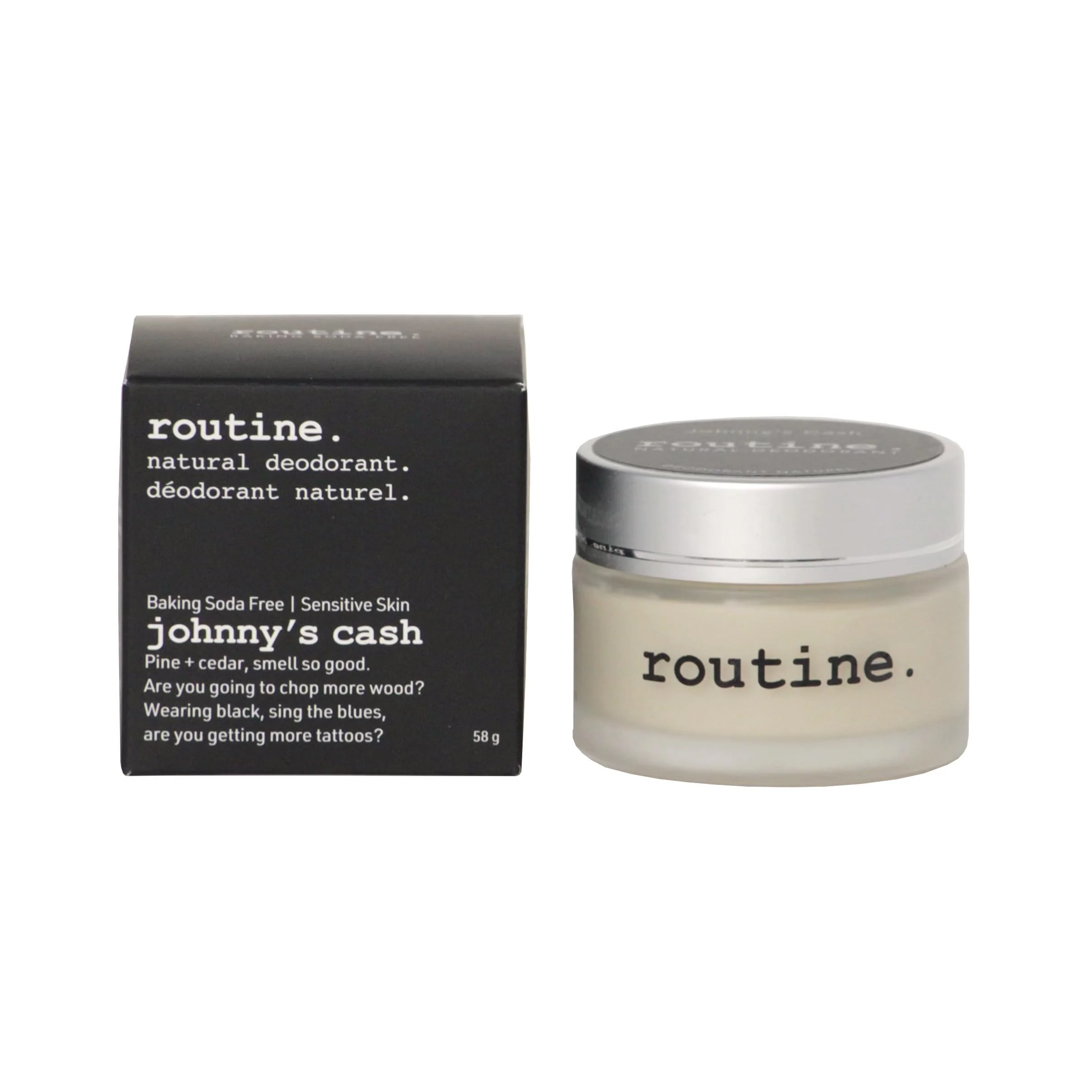 Routine Natural Beauty - Johnny's Cash (bsf) Deo Jar (58g) - Image 3