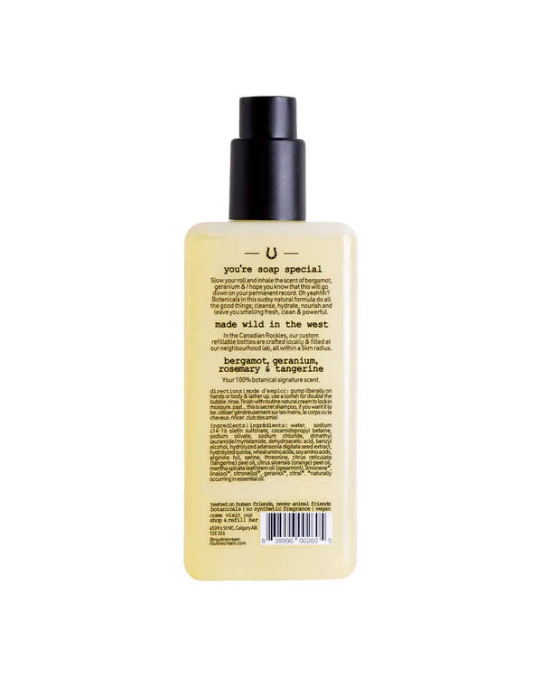 Routine Natural Beauty - Like a Boss Hand & Body Wash (350ml) - Image 2
