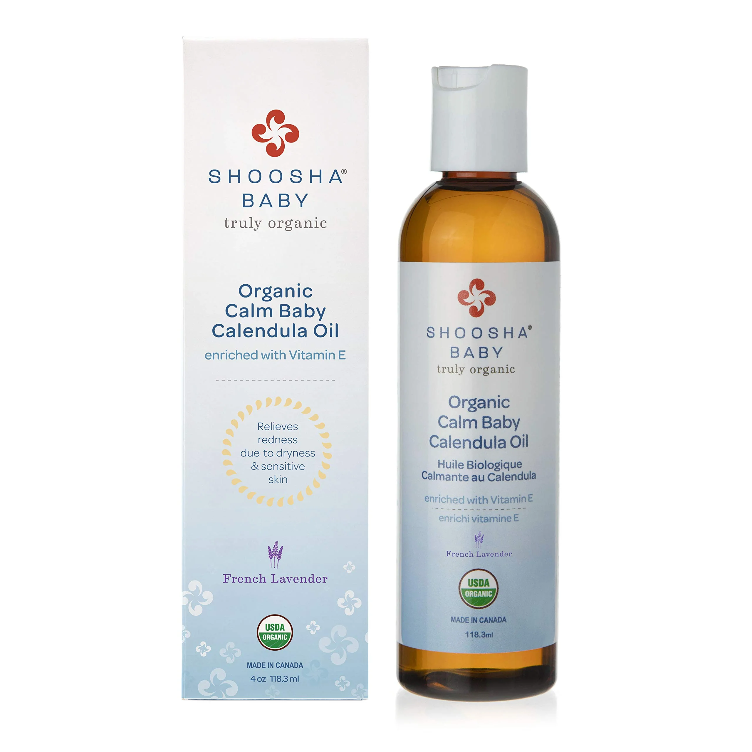 Shoosha - Calm Baby Calendula Oil - French Lavender - Image 6