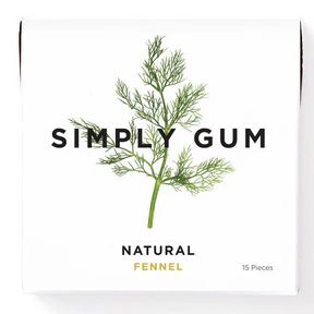 Simply Gum - Fennel Natural Chewing Gum (15pc) - Image 2