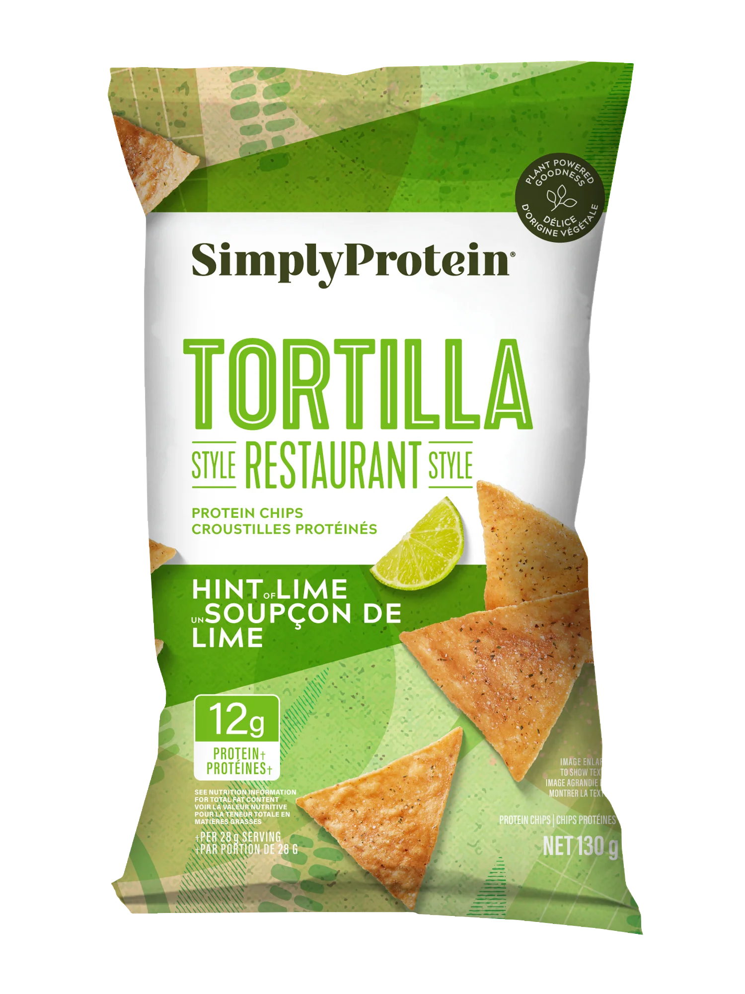 SimplyProtein - Tortilla Chips Hint of Lime (130g) - Image 4