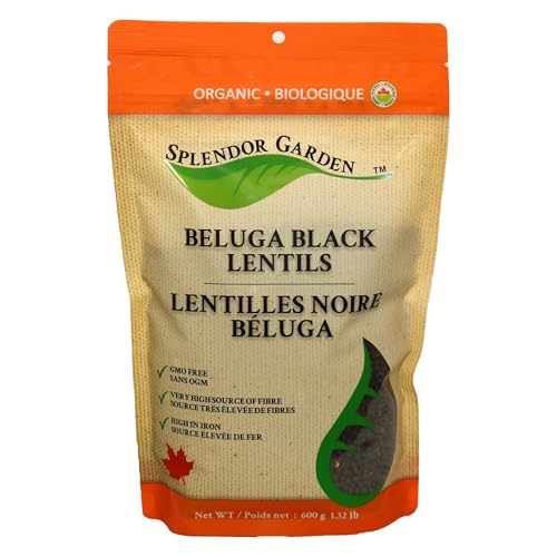 Splendor Garden - Organic Beluga Black Lentils (600g) - Image 2