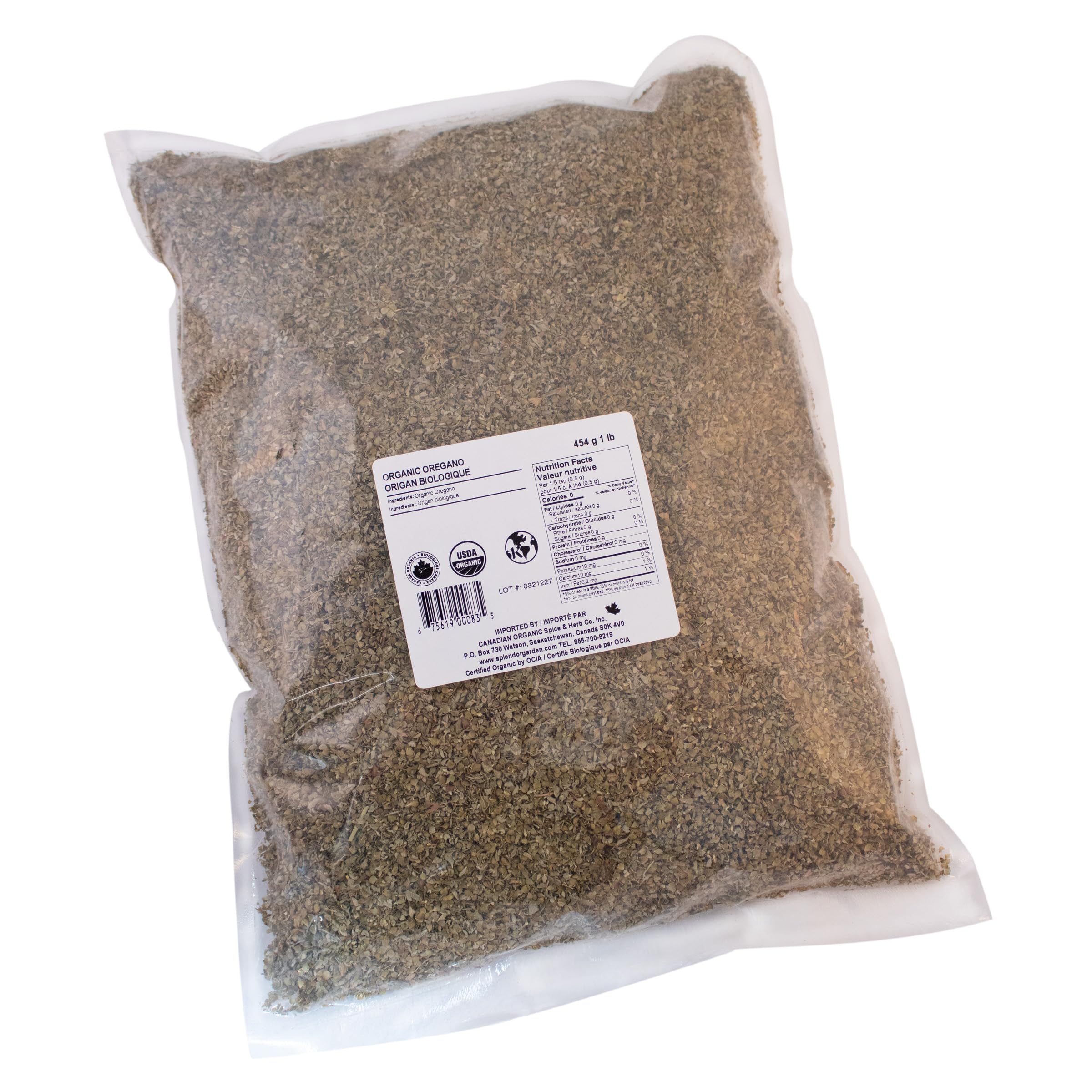 Splendor Garden - Organic Oregano (454g)