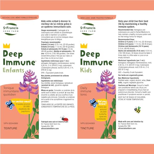 St. Francis Herb Farm - Deep Immune For Kids (100ml) - Image 4