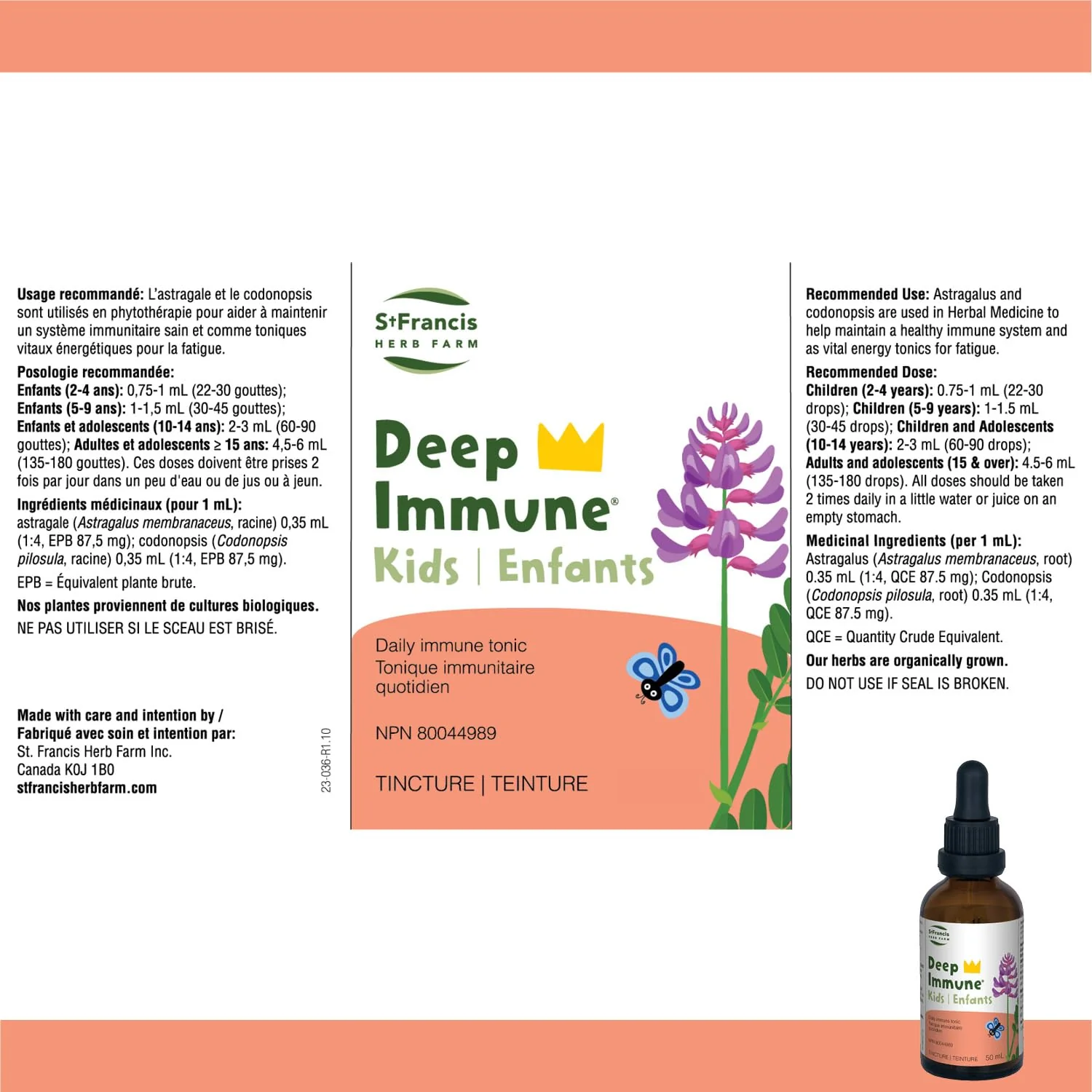 St. Francis Herb Farm - Deep Immune For Kids (100ml) - Image 9