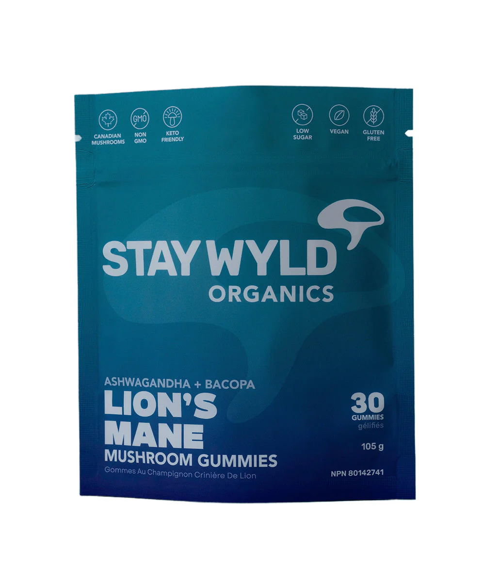 Stay Wyld Organics - Brain Food+Gummy, 30s - Stay Wyld Organics