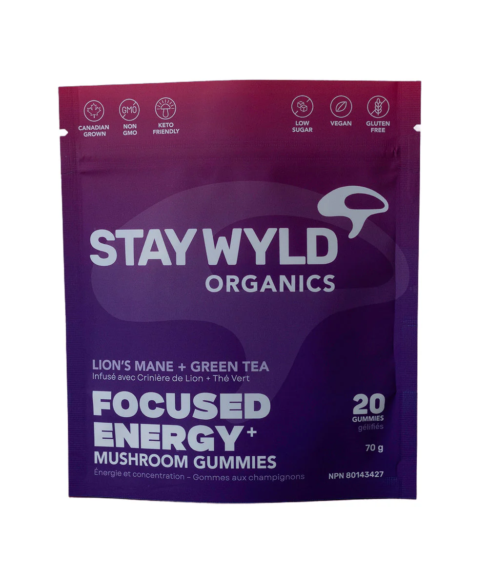 Stay Wyld Organics - Focused Energy+Gummy, 20s - Stay Wyld Organics