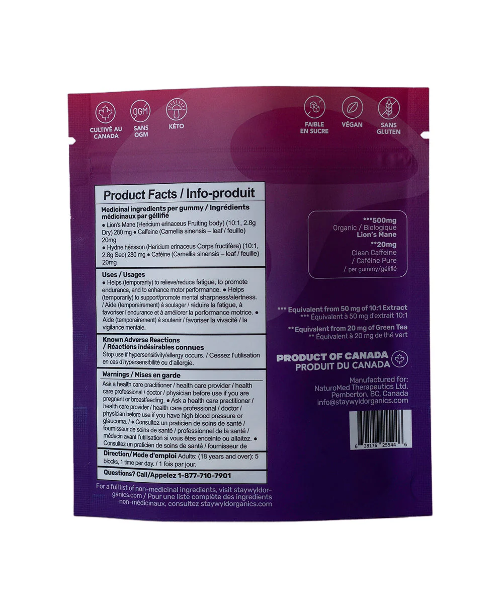 Stay Wyld Organics - Focused Energy+Gummy, 20s - Stay Wyld Organics - Image 2