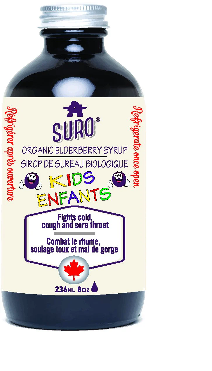 SURO - Organic Elderberry Syrup for Kids (236ml) - Image 3