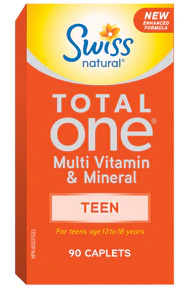 Swiss Natural - Total One Teen Multi (90caps) - Image 2