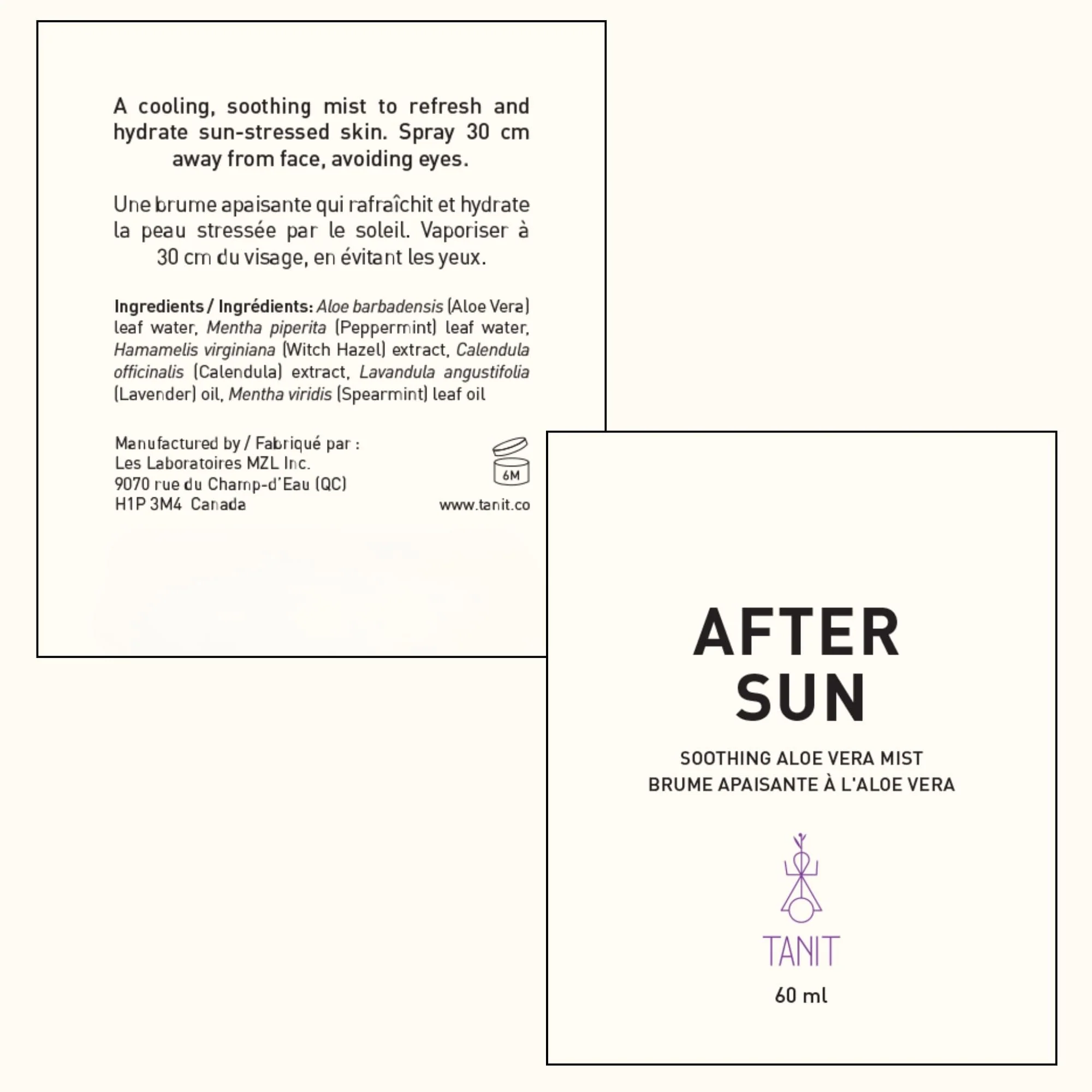 Tanit - After Sun, Mist, Cooling Aloe (60ml) - Image 5