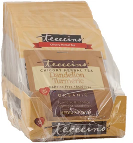 Teeccino - Dandelion Turmeric Chicory Tea (10bg) - Image 2