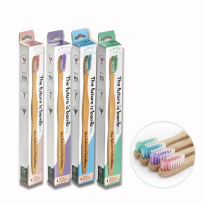 The Future Is Bamboo - Adult Soft Bamboo Toothbrush (1un) - Image 4
