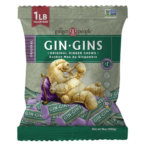 The Ginger People - Gin Gins Original Chewy Ginger (45g) - Image 2