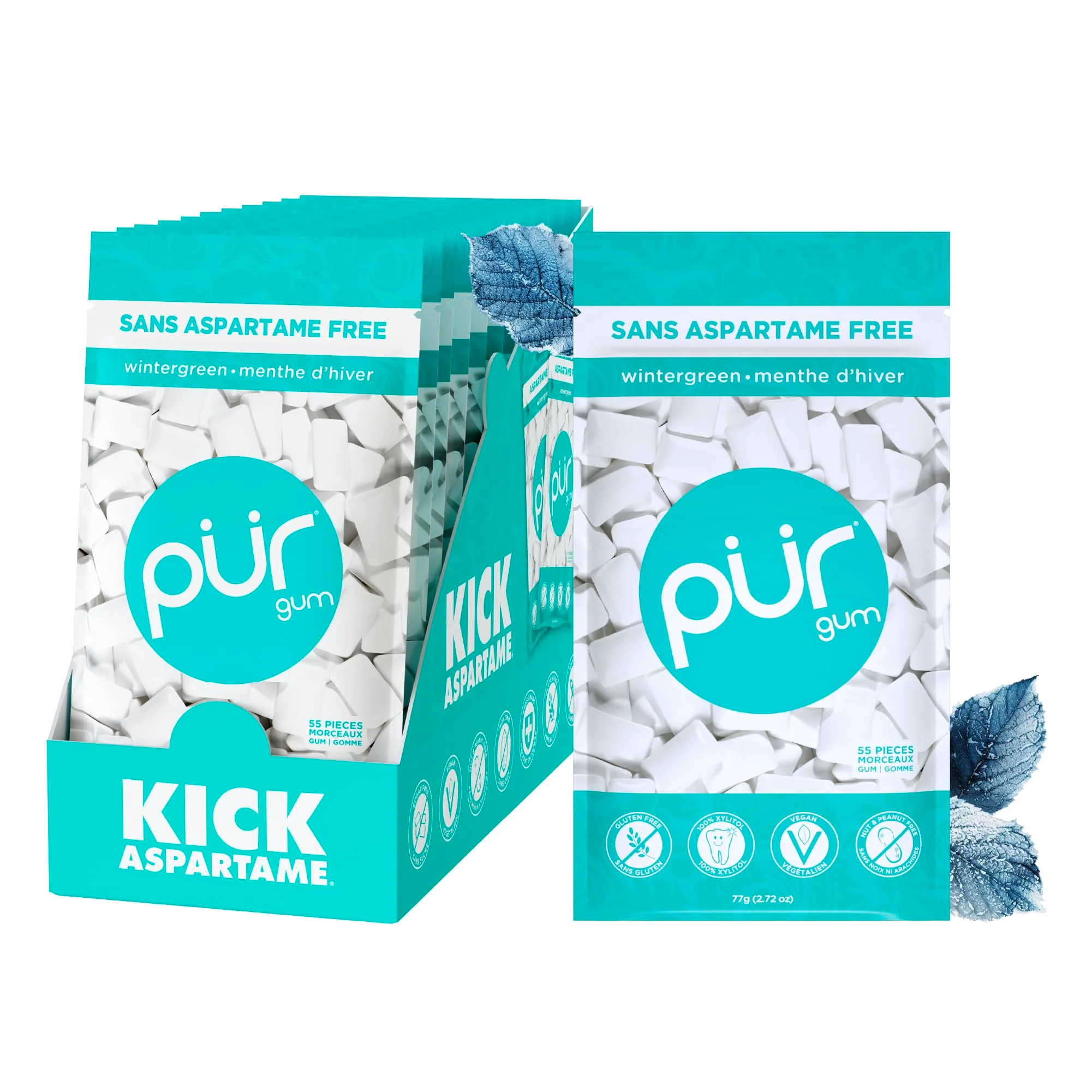 The Pur Company - GB-Wintergreen (55ct,12/tray)