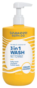 The Seaweed Bath - 3 in 1 Wash - Creamy Coconut (887ml) - Image 2
