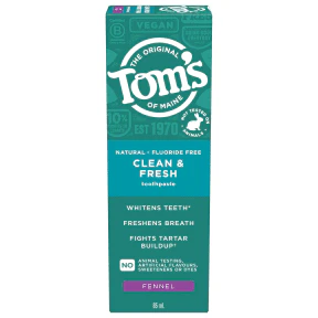 Tom's Of Maine - Tom's Clean & Fresh TPaste Fennel (85ml)