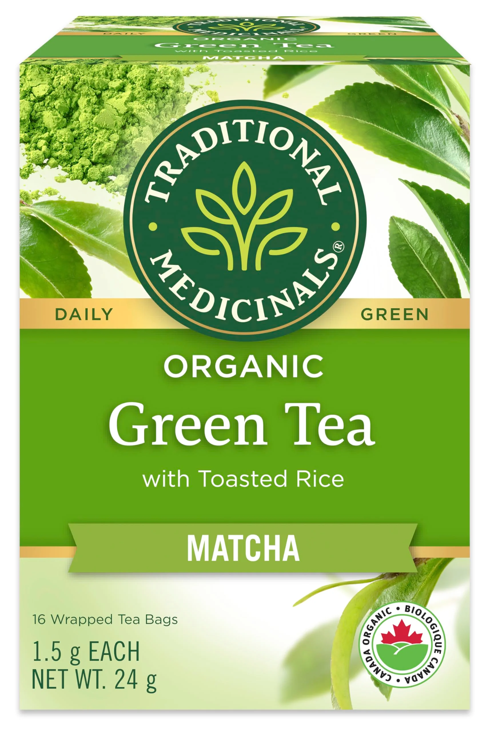 Traditional Medicinals - Organic Green Tea Matcha (16bg)