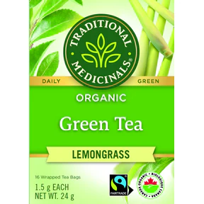 Traditional Medicinals - Organic Green Tea With Lemongrass (16bg) - Image 3