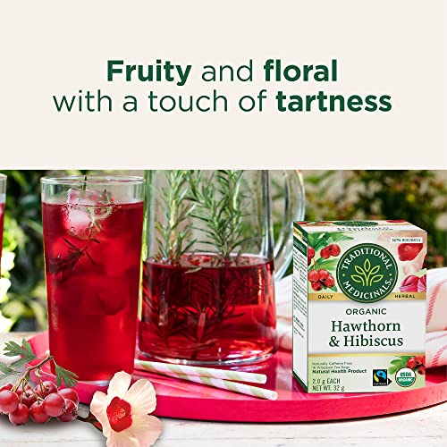 Traditional Medicinals - Organic Hawthorn With Hibiscus (16bg) - Image 7