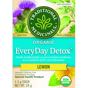 Traditional Medicinals - Organic Lemon Everyday Detox (16bg) - Image 2