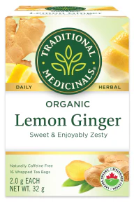 Traditional Medicinals - Organic Lemon Ginger (16ct) - Image 2