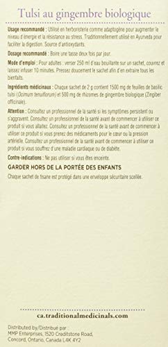Traditional Medicinals - Organic Tulsi With Ginger (16bg) - Image 8