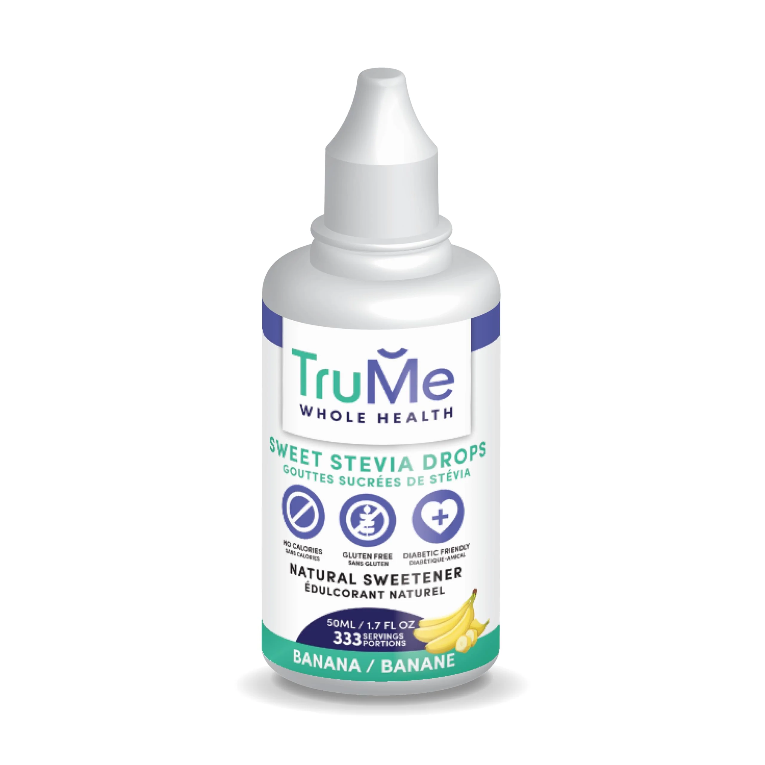 TruMe Whole Health - Sweet Stevia Drops - Banana (50ml)