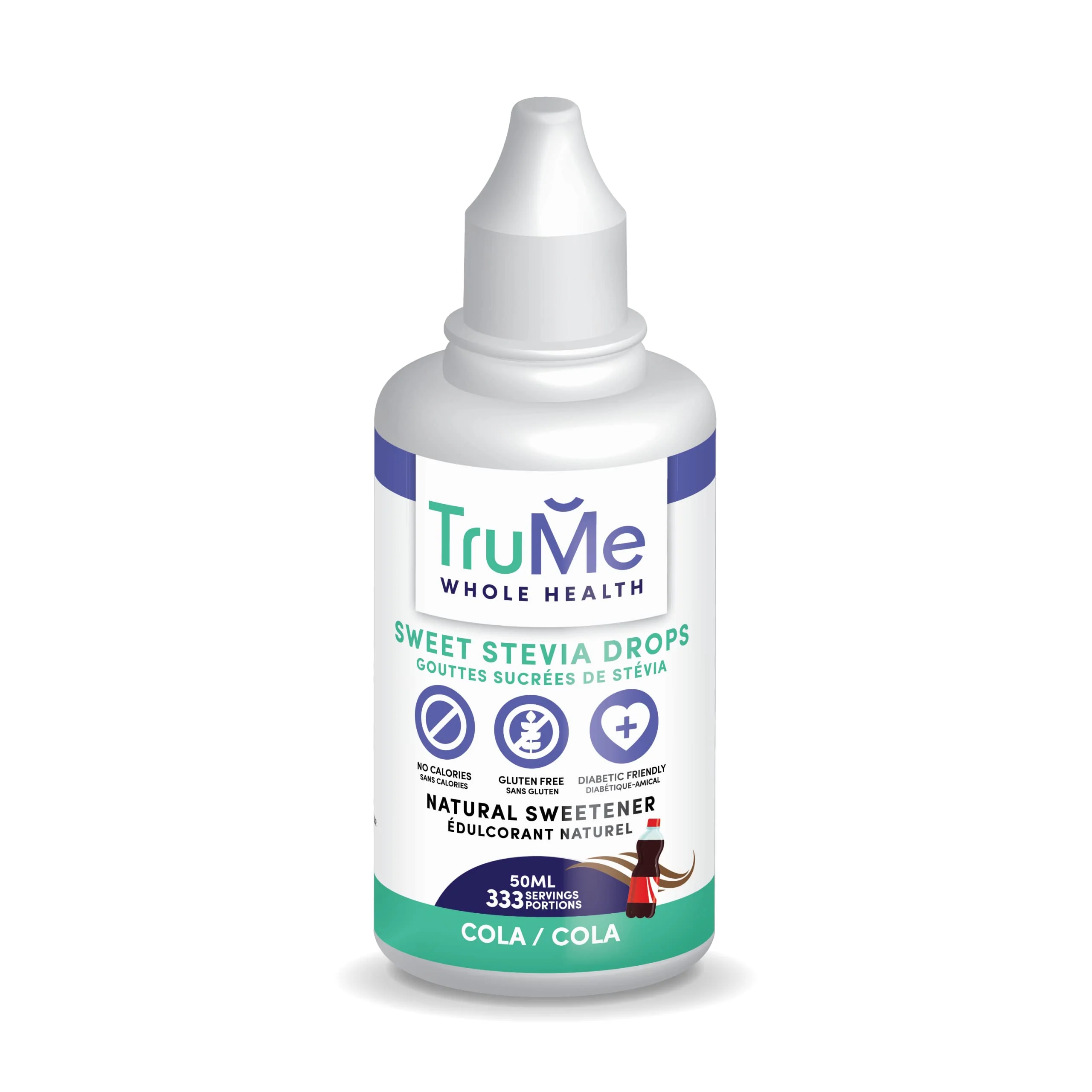 TruMe Whole Health - Sweet Stevia Drops - Honey (50ml)