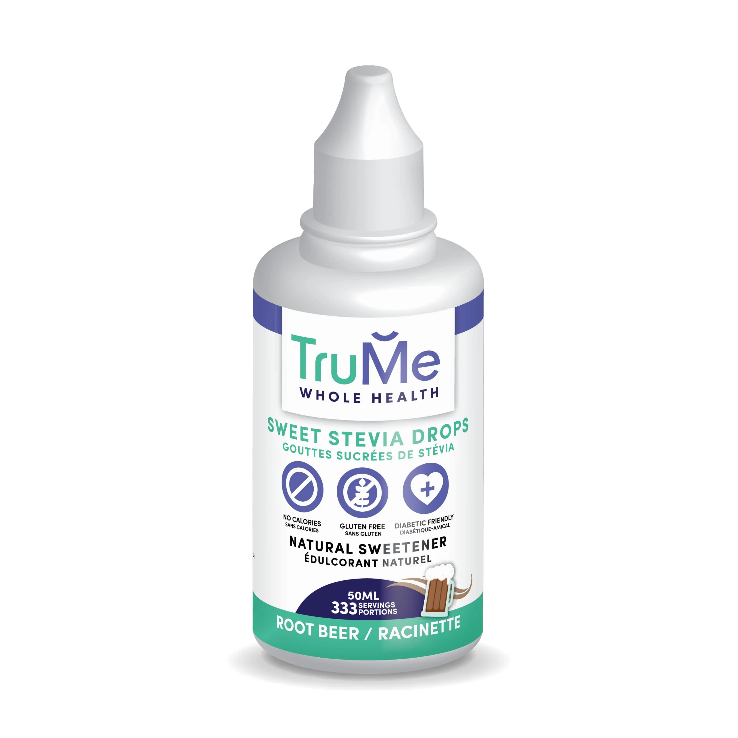 TruMe Whole Health - Sweet Stevia Drops - Root Beer (50ml)