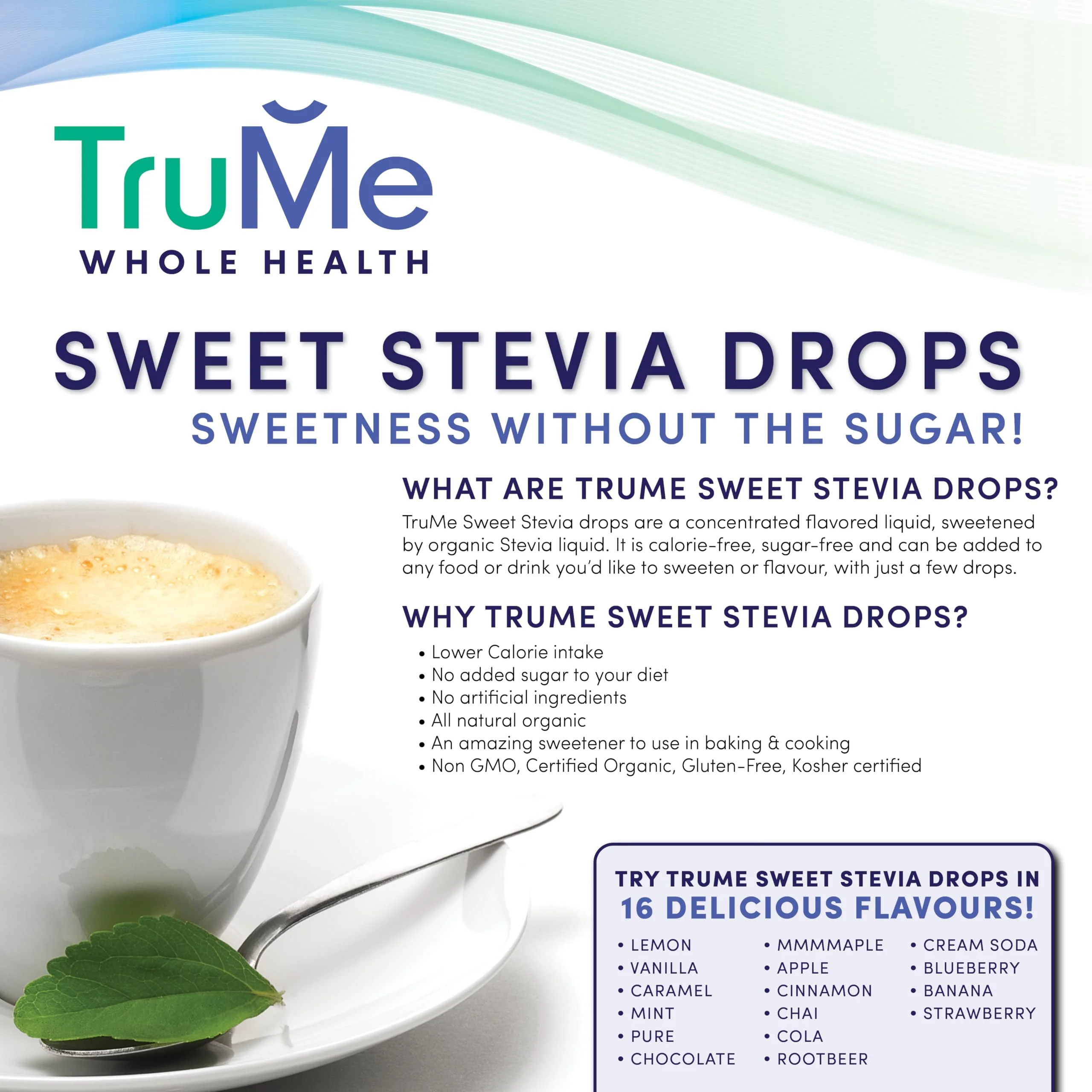 TruMe Whole Health - Sweet Stevia Drops - Strawberry (50ml) - Image 3