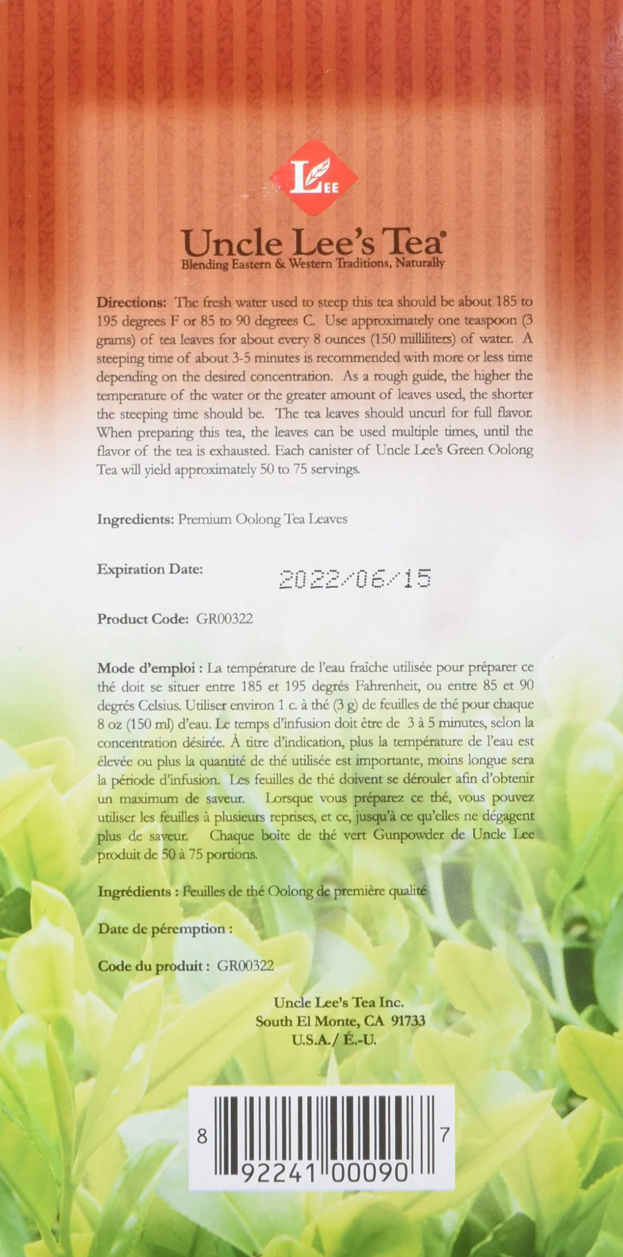 Uncle Lee's Tea - Premium Bulk Oolong Tea (150g) - Image 10