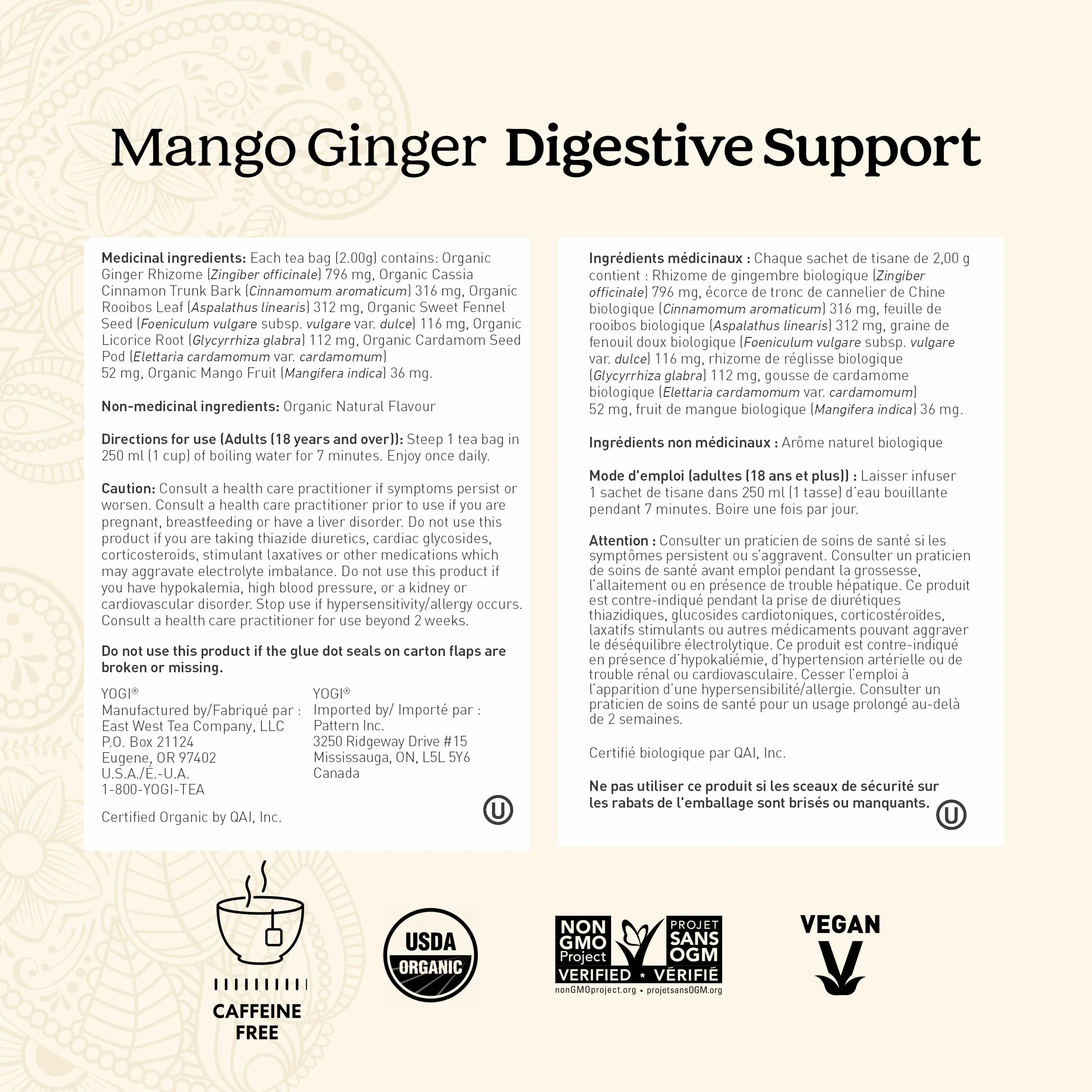Yogi - Mango Ginger Digestive Support (16ct) - Image 3