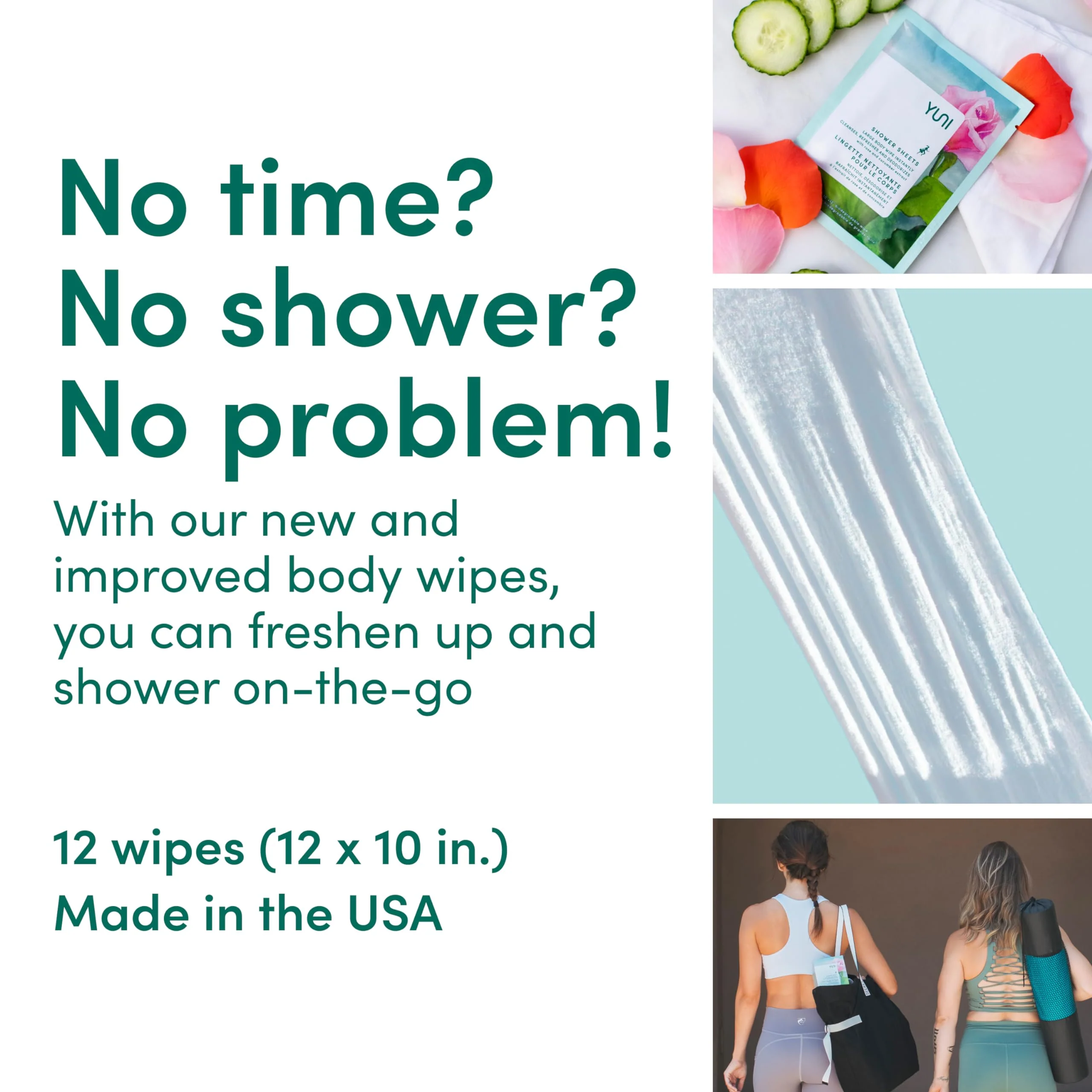 Yuni Beauty - Shower Sheets Fragrance-Free (30ct) - Image 3